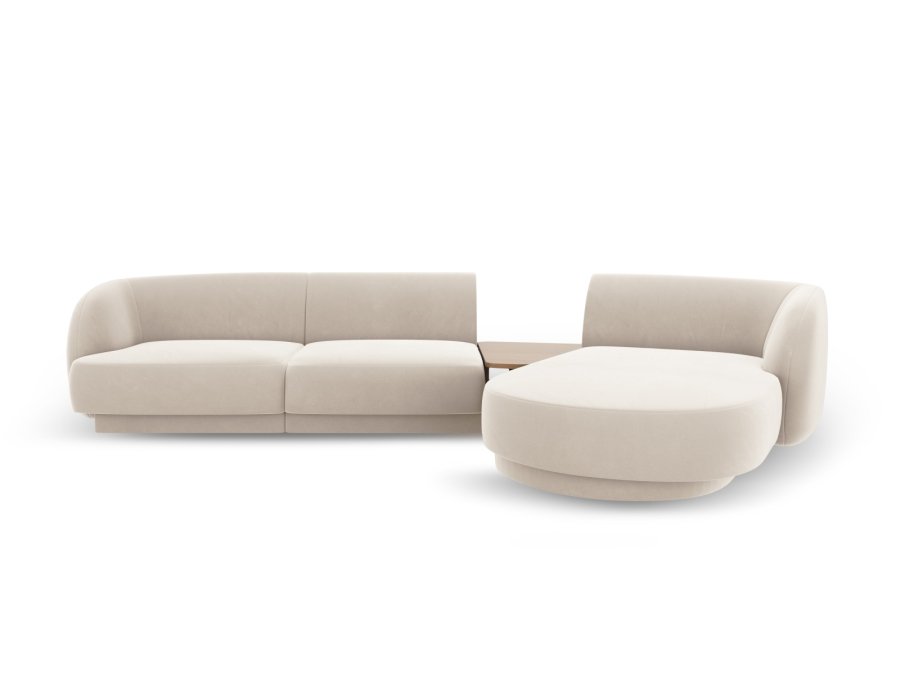 MICADONI  Modulsofa i flyel til hyre, Miley, 3 seter, 300x145x70