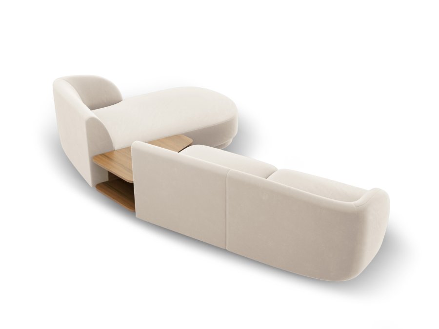 MICADONI  Modulsofa i flyel til hyre, Miley, 3 seter, 300x145x70