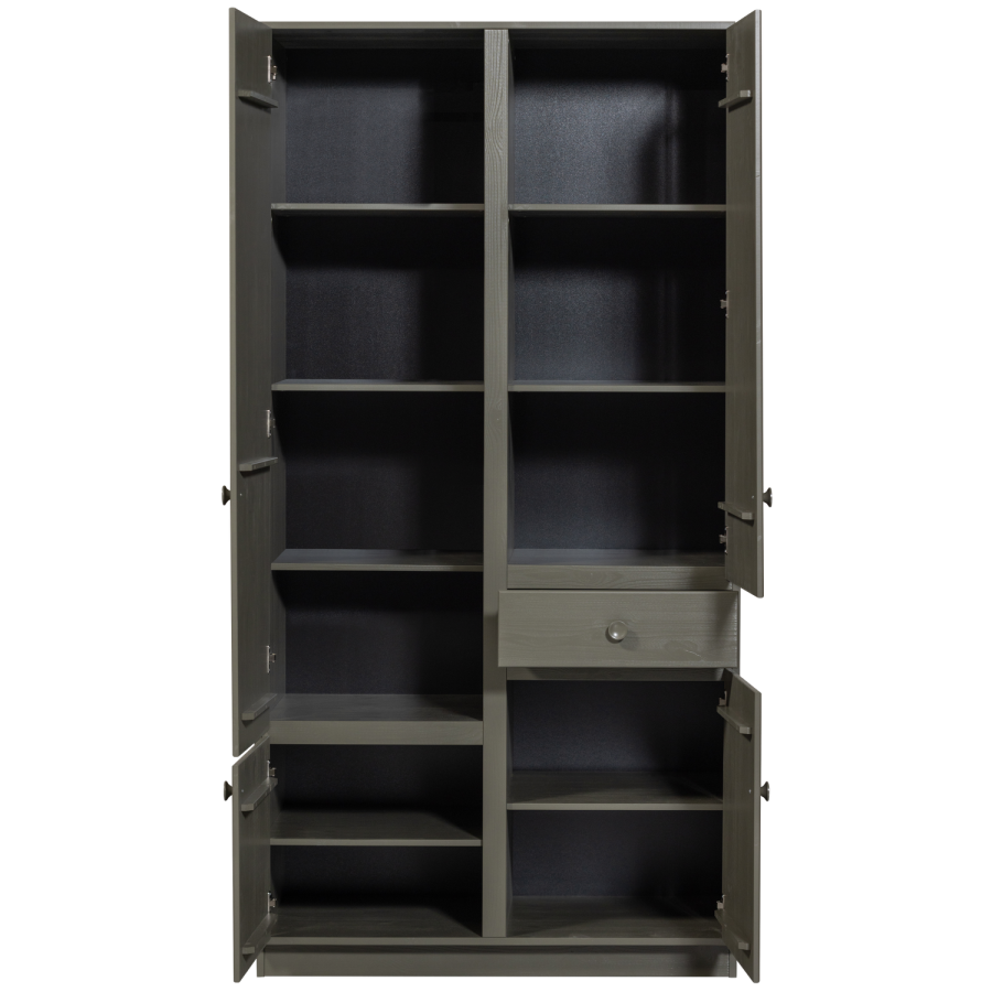 WOOOD Alfie hylde til Alfie garderobeskab - grn fyrretr (st af 3) (H:2xB:52xD:57)