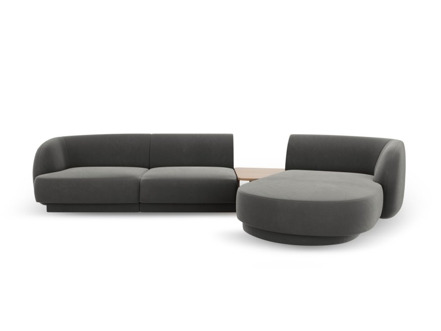 MICADONI  Modulsofa i flyel til hyre, Miley, 3 seter, 300x145x70