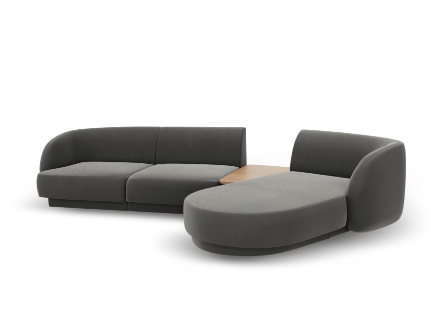 MICADONI  Modulsofa i flyel til hyre, Miley, 3 seter, 300x145x70