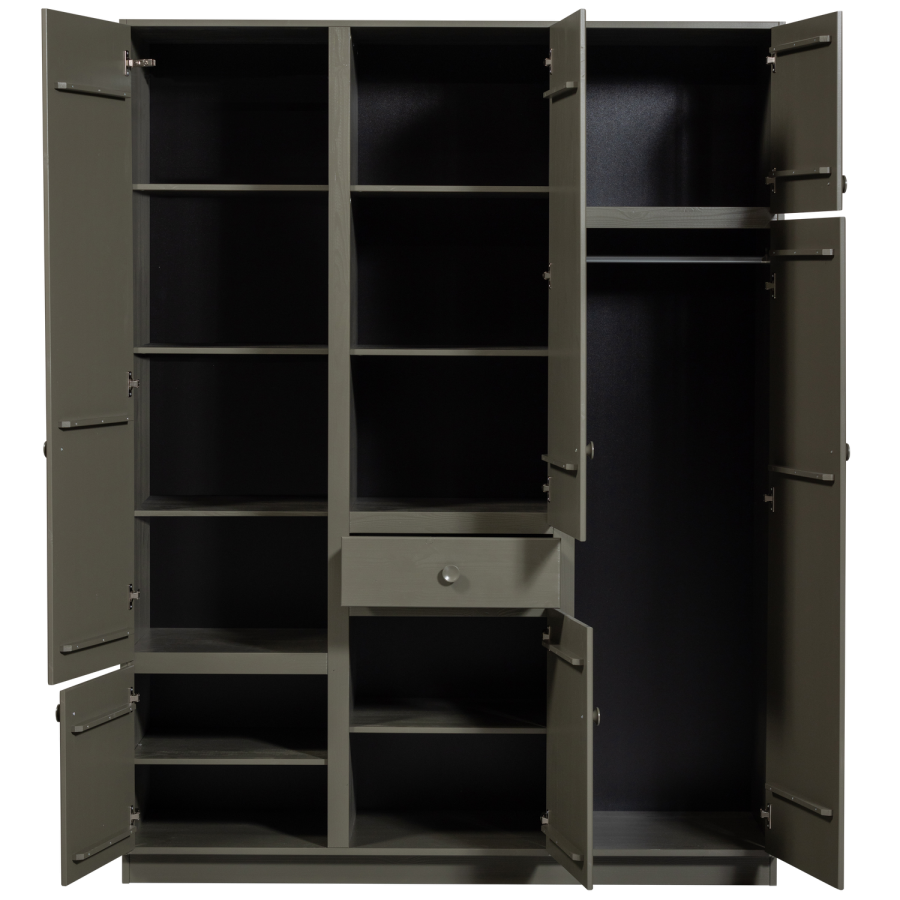 WOOOD Alfie hylde til Alfie garderobeskab - grn fyrretr (st af 3) (H:2xB:52xD:57)