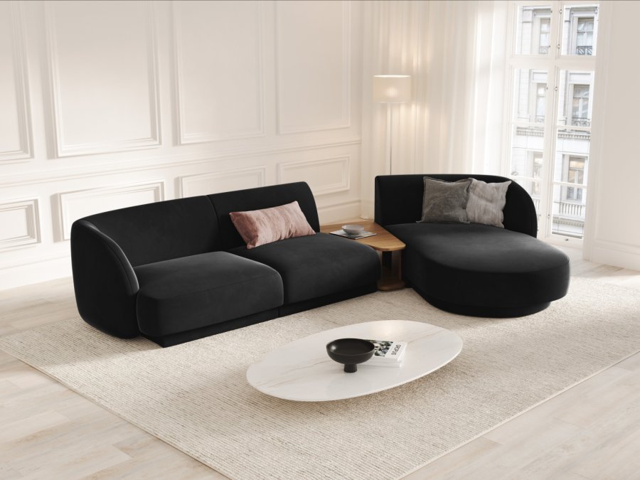 MICADONI  Modulsofa i flyel til hyre, Miley, 3 seter, 300x145x70