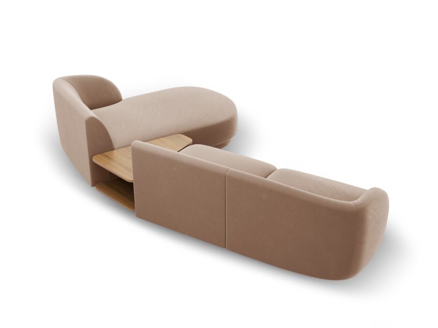 MICADONI  Modulsofa i flyel til hyre, Miley, 3 seter, 300x145x70