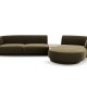 MICADONI  Modulsofa i flyel til hyre, Miley, 3 seter, 300x145x70
