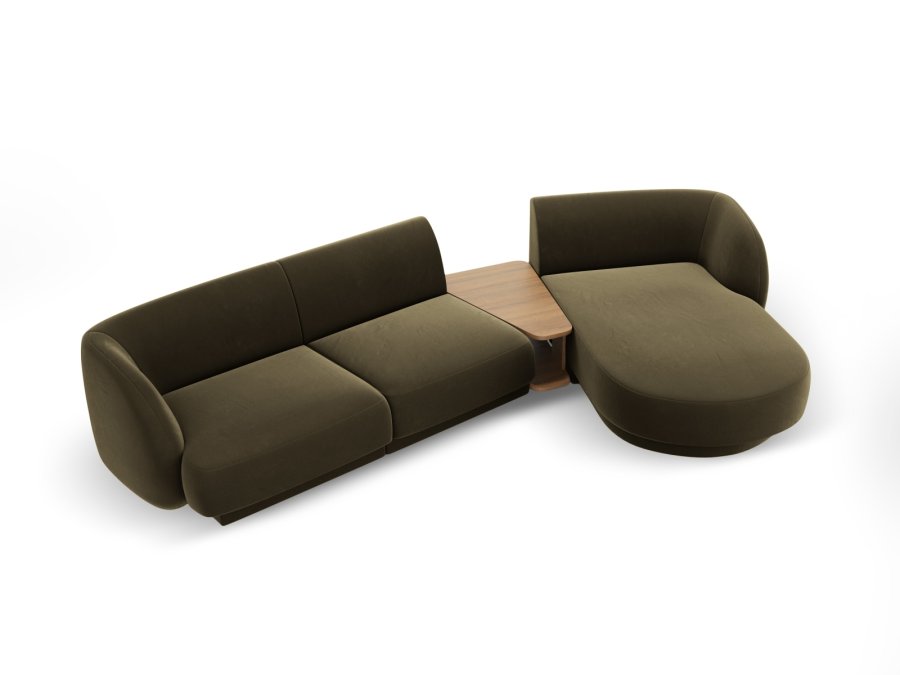MICADONI  Modulsofa i flyel til hyre, Miley, 3 seter, 300x145x70