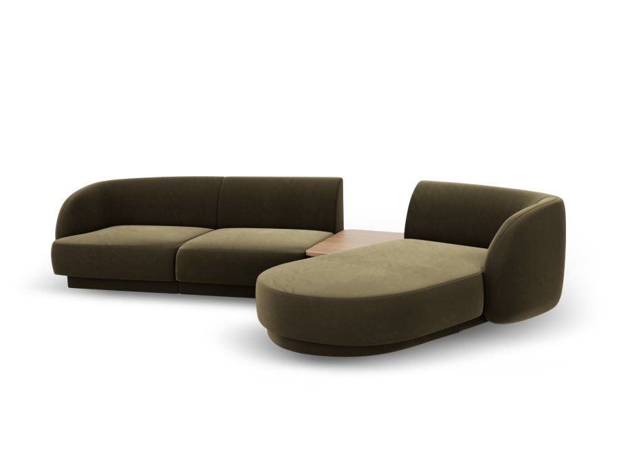 MICADONI  Modulsofa i flyel til hyre, Miley, 3 seter, 300x145x70