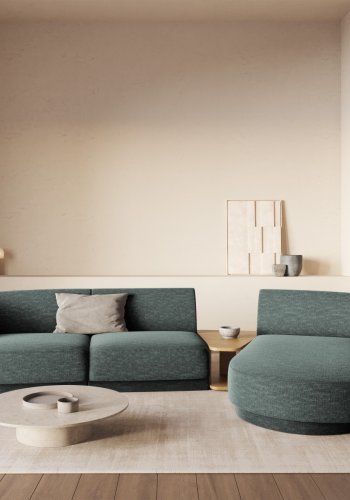 MICADONI  Modulsofa til hyre, Miley, 3 seter, 300x145x70