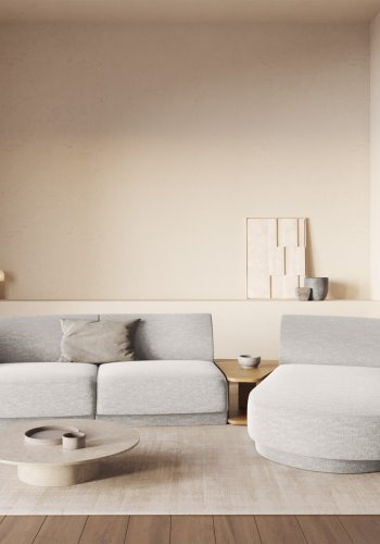 MICADONI  Modulsofa til hyre, Miley, 3 seter, 300x145x70