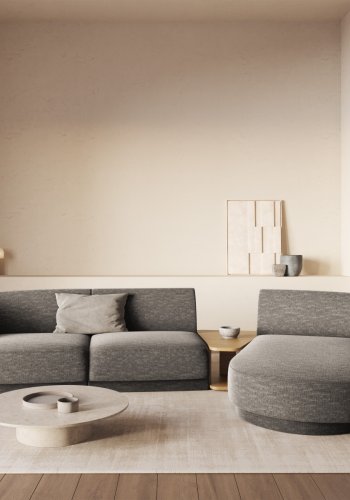 MICADONI  Modulsofa til hyre, Miley, 3 seter, 300x145x70