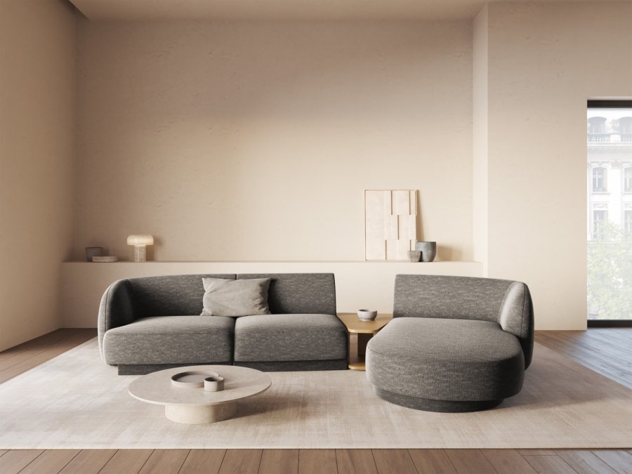 MICADONI  Modulsofa til hyre, Miley, 3 seter, 300x145x70