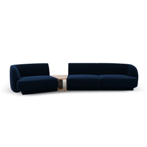 MICADONI Miley 3 pers. modulr sofa, venstre, m. sofabord - kongebl fljl