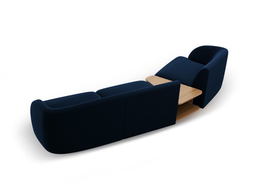 MICADONI  Modulsofa i flyel, venstre, Miley, 3 seter, 300x118x70