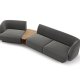 MICADONI  Modulsofa i flyel, venstre, Miley, 3 seter, 300x118x70