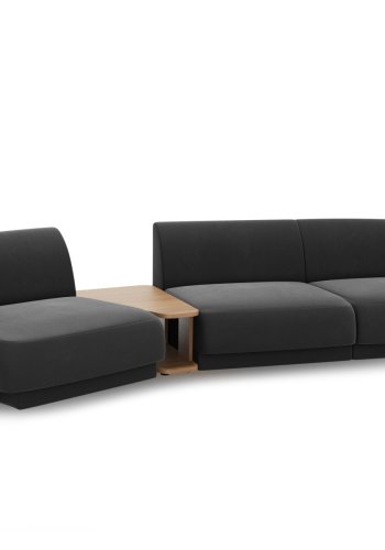 MICADONI  Modulsofa i flyel, venstre, Miley, 3 seter, 300x118x70