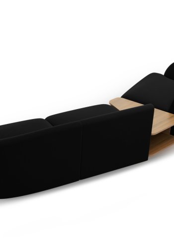 MICADONI  Modulsofa i flyel, venstre, Miley, 3 seter, 300x118x70