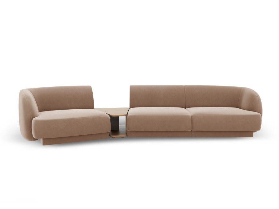 MICADONI  Modulsofa i flyel, venstre, Miley, 3 seter, 300x118x70