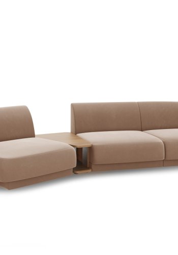 MICADONI  Modulsofa i flyel, venstre, Miley, 3 seter, 300x118x70