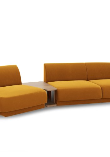 MICADONI  Modulsofa i flyel, venstre, Miley, 3 seter, 300x118x70