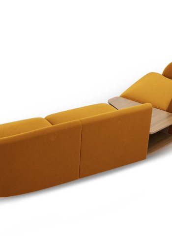 MICADONI  Modulsofa i flyel, venstre, Miley, 3 seter, 300x118x70