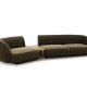 MICADONI  Modulsofa i flyel, venstre, Miley, 3 seter, 300x118x70