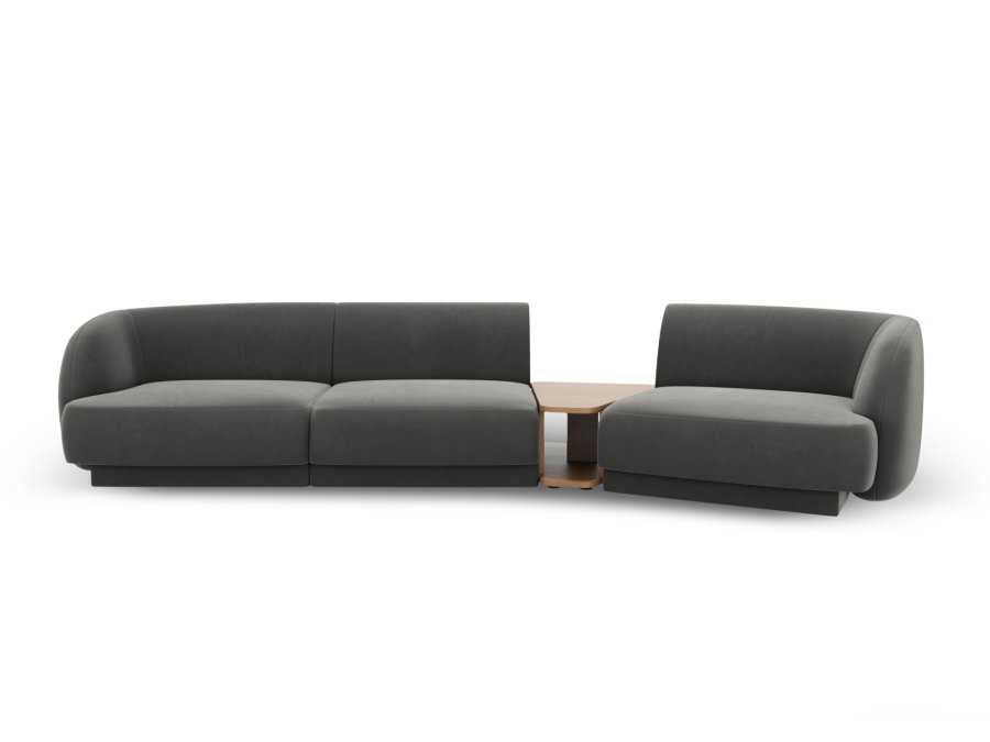 MICADONI  Modulsofa i flyel til hyre, Miley, 3 seter, 300x118x70