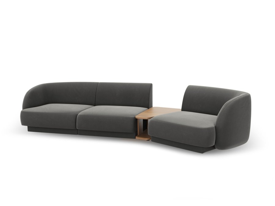 MICADONI  Modulsofa i flyel til hyre, Miley, 3 seter, 300x118x70