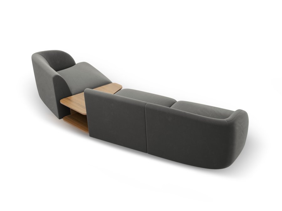 MICADONI  Modulsofa i flyel til hyre, Miley, 3 seter, 300x118x70