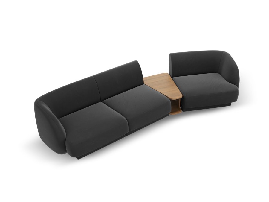 MICADONI  Modulsofa i flyel til hyre, Miley, 3 seter, 300x118x70
