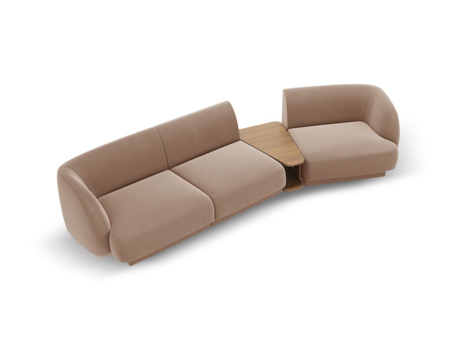 MICADONI  Modulsofa i flyel til hyre, Miley, 3 seter, 300x118x70