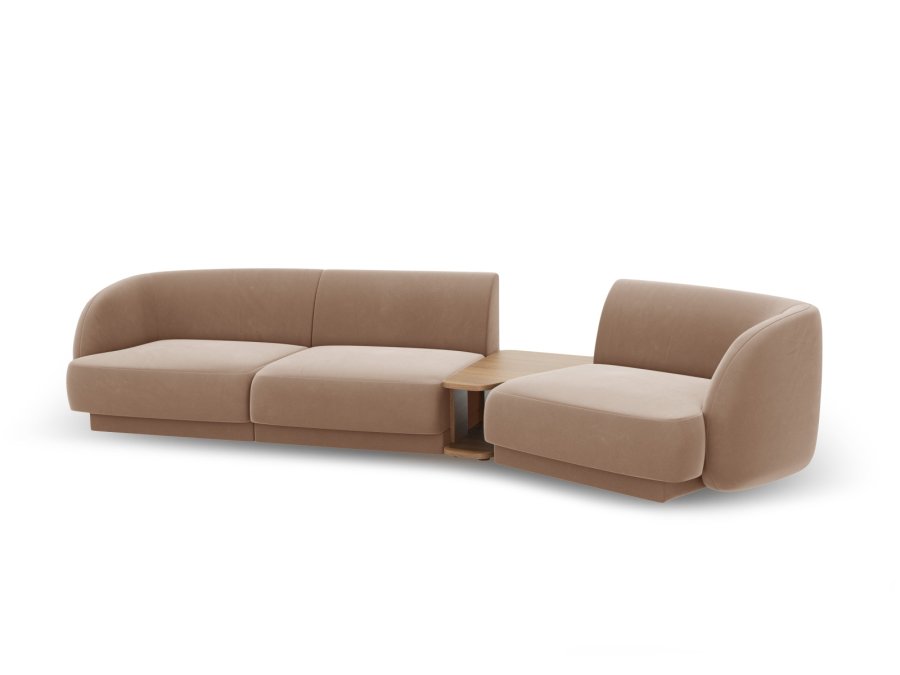 MICADONI  Modulsofa i flyel til hyre, Miley, 3 seter, 300x118x70