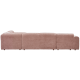 WOOOD CLOUD HJRNESOFA HJREVVET CHENILLE TAUPE/PINK