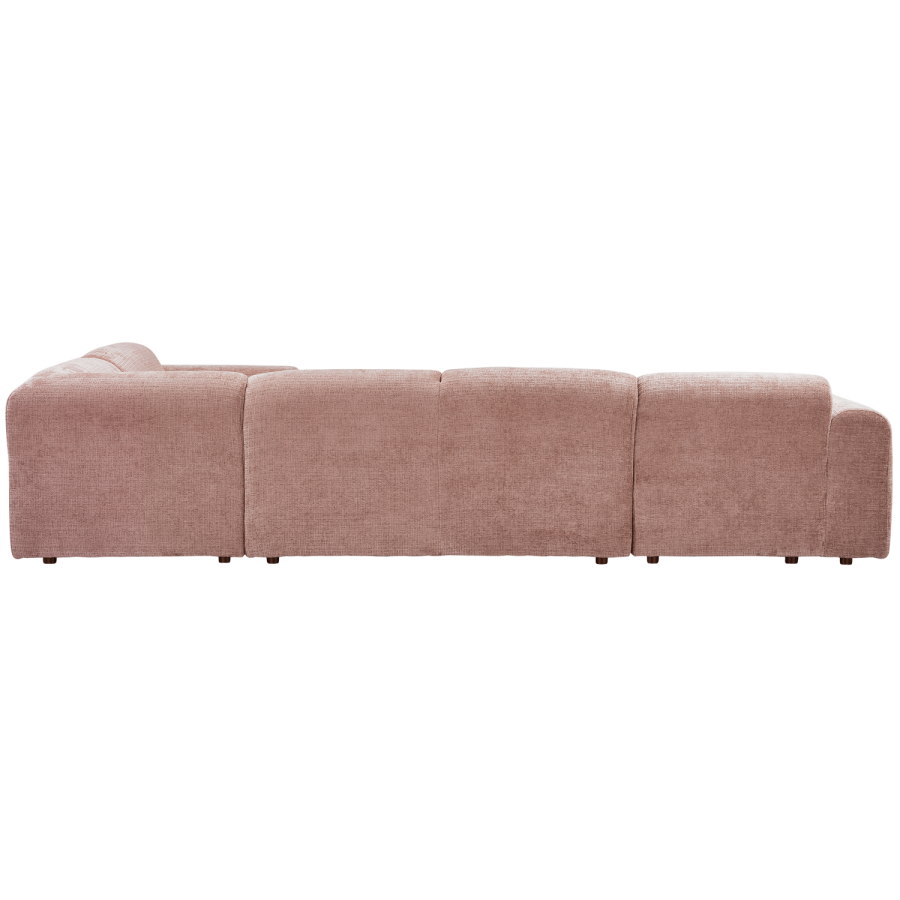 WOOOD CLOUD HJRNESOFA HJREVVET CHENILLE TAUPE/PINK