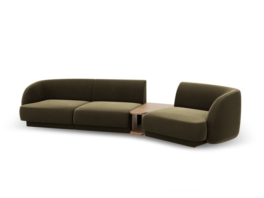MICADONI  Modulsofa i flyel til hyre, Miley, 3 seter, 300x118x70