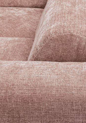 WOOOD CLOUD HJRNESOFA HJREVVET CHENILLE TAUPE/PINK
