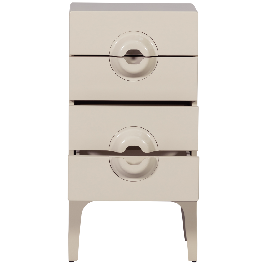 WOOOD KOMBINERET SKAB MED 4 SKUFFER TRGR