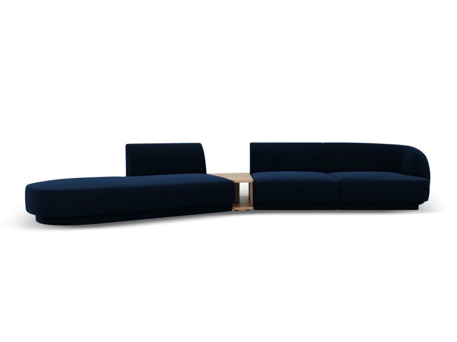 MICADONI  Modulsofa i flyel, venstre, Miley, 4 seter, 360x167x70