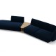 MICADONI  Modulsofa i flyel, venstre, Miley, 4 seter, 360x167x70