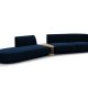 MICADONI  Modulsofa i flyel, venstre, Miley, 4 seter, 360x167x70