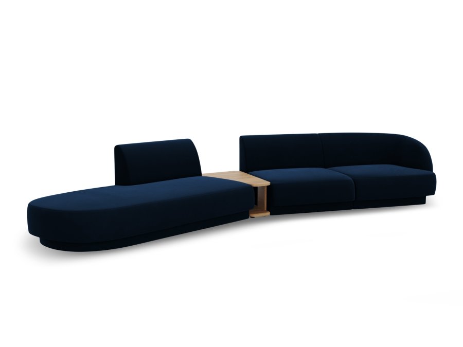 MICADONI  Modulsofa i flyel, venstre, Miley, 4 seter, 360x167x70