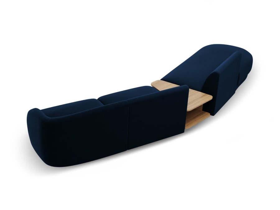 MICADONI  Modulsofa i flyel, venstre, Miley, 4 seter, 360x167x70