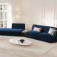 MICADONI  Modulsofa i flyel, venstre, Miley, 4 seter, 360x167x70