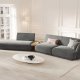 MICADONI  Modulsofa i flyel, venstre, Miley, 4 seter, 360x167x70