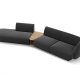 MICADONI  Modulsofa i flyel, venstre, Miley, 4 seter, 360x167x70