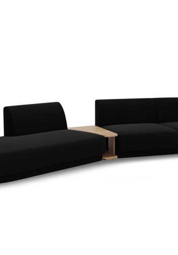 MICADONI  Modulsofa i flyel, venstre, Miley, 4 seter, 360x167x70