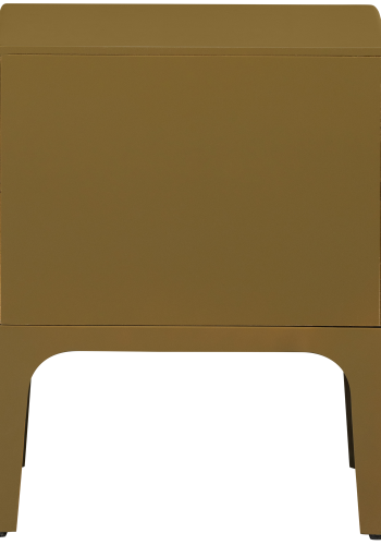 WOOOD MERGE KOMMODE/NATBORD MED 2 SKUFFER TR HONNINGGUL