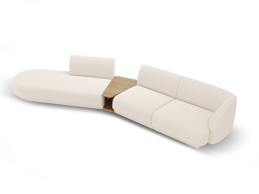 MICADONI  Modulsofa til venstre, Miley, 4 seter, 360x167x70