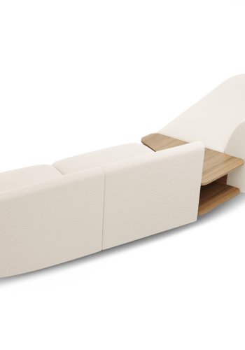 MICADONI  Modulsofa til venstre, Miley, 4 seter, 360x167x70