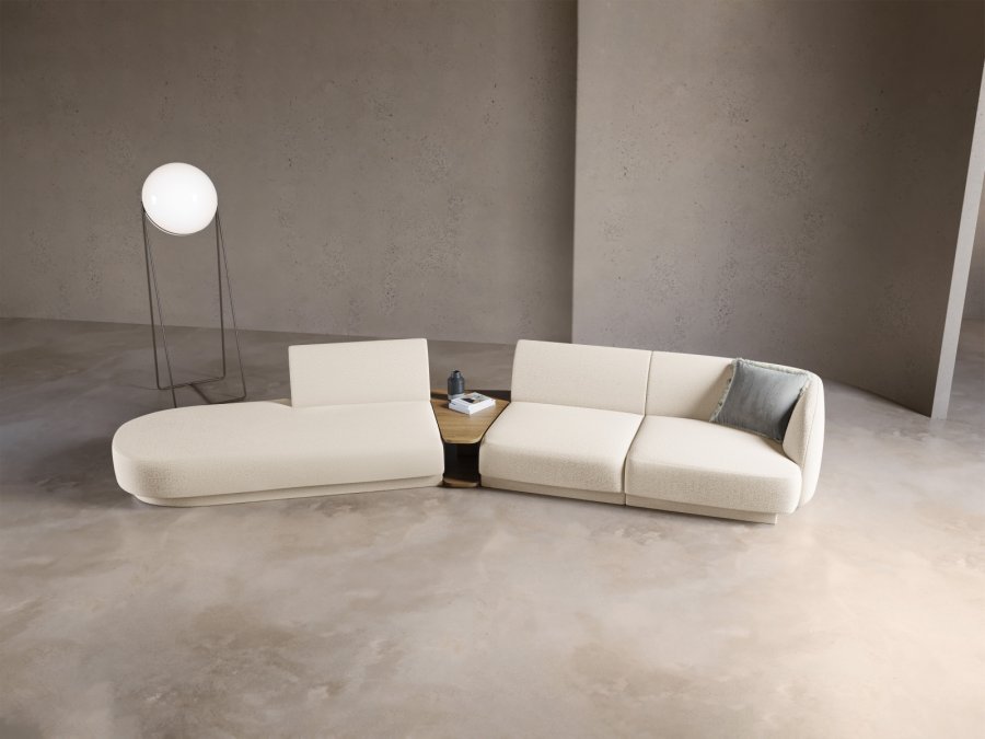 MICADONI  Modulsofa til venstre, Miley, 4 seter, 360x167x70