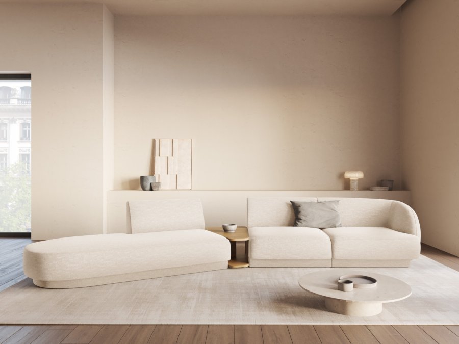 MICADONI  Modulsofa til venstre, Miley, 4 seter, 360x167x70